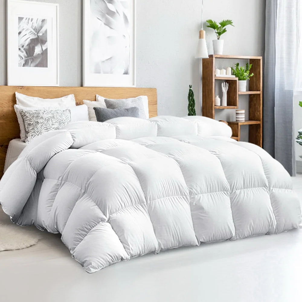 Goose Down Quilt Super King Size bedding 781