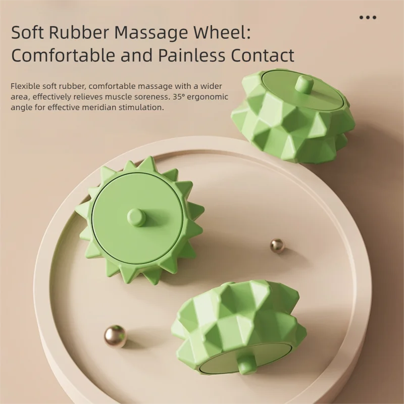Green Removable Adjustable Wrap-Around Muscle Roller