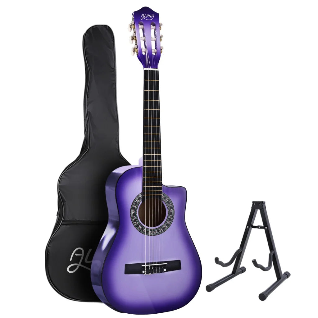 Guitar Classical Acoustic Cutaway 34’’ Inch Wooden Ideal