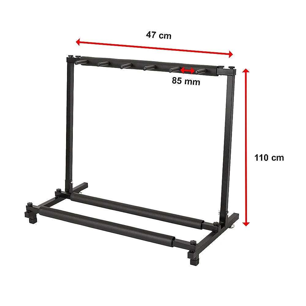 Guitar Stand 5 Holder Guitar Folding Stand Rack Band Stage