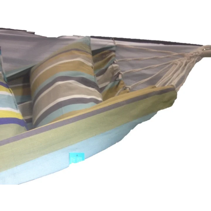 Hammock Corban Aqua Multicoloured Stripes 220x140cm - Home