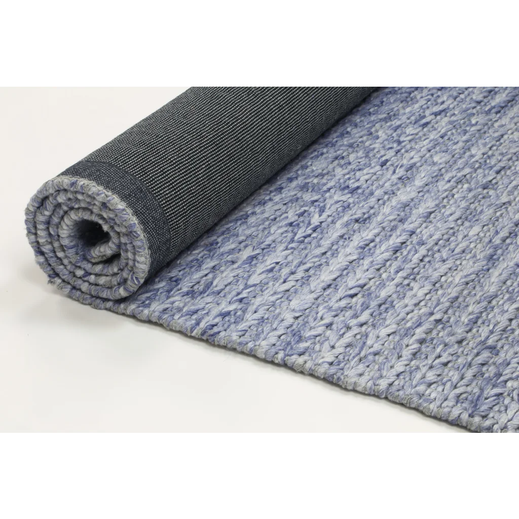 Harlow Cue Blue Wool Blend Rug - 200x290 - Home & Garden