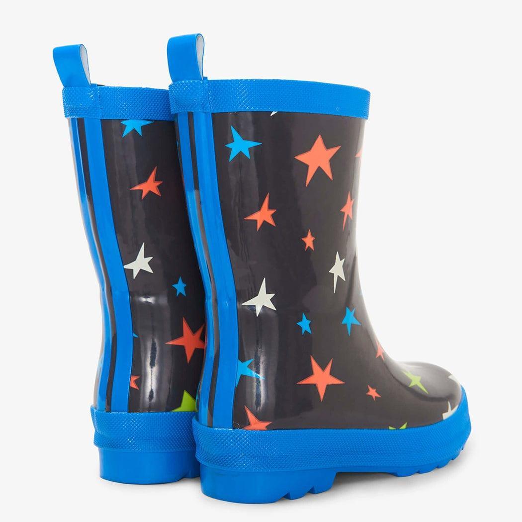 HATLEY Shiny Kids Rain Boots | Ombre Stars size 9