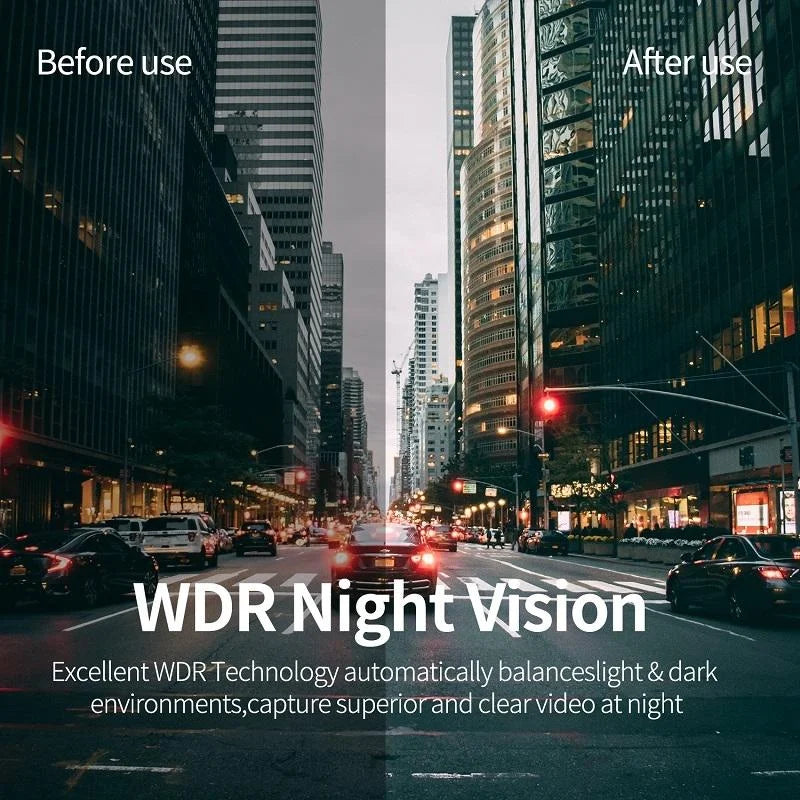 High Definition Car Wifi Dash Cam with Night Vision - 2k