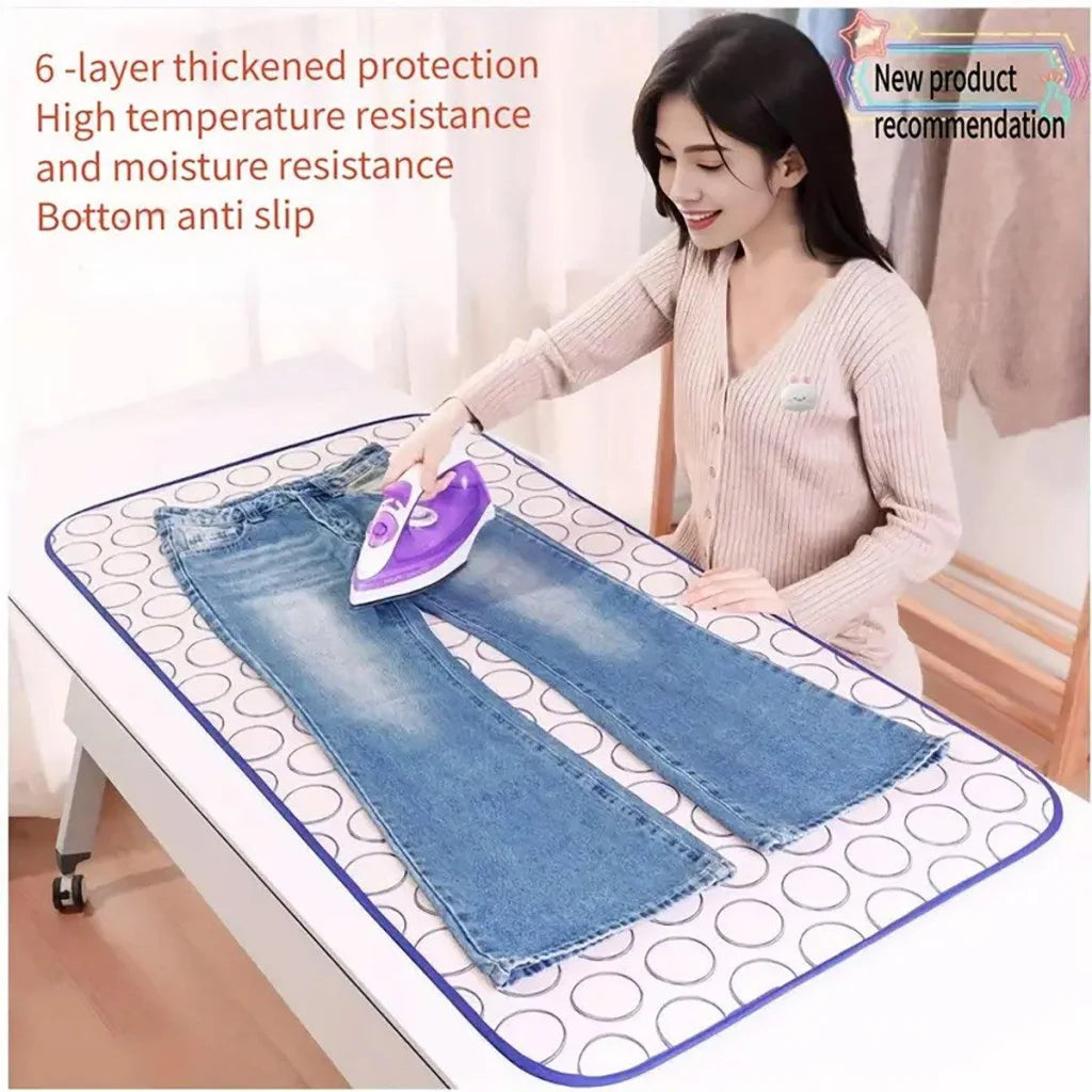 Home Travel Insulated Ironing Mat Non Slip Soft Folding