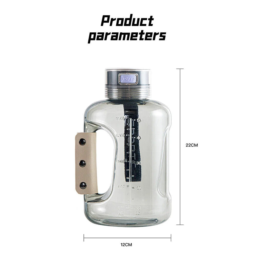 Hydrogen Water Bottle 1.5L Portable Rich Hydrogen Generator