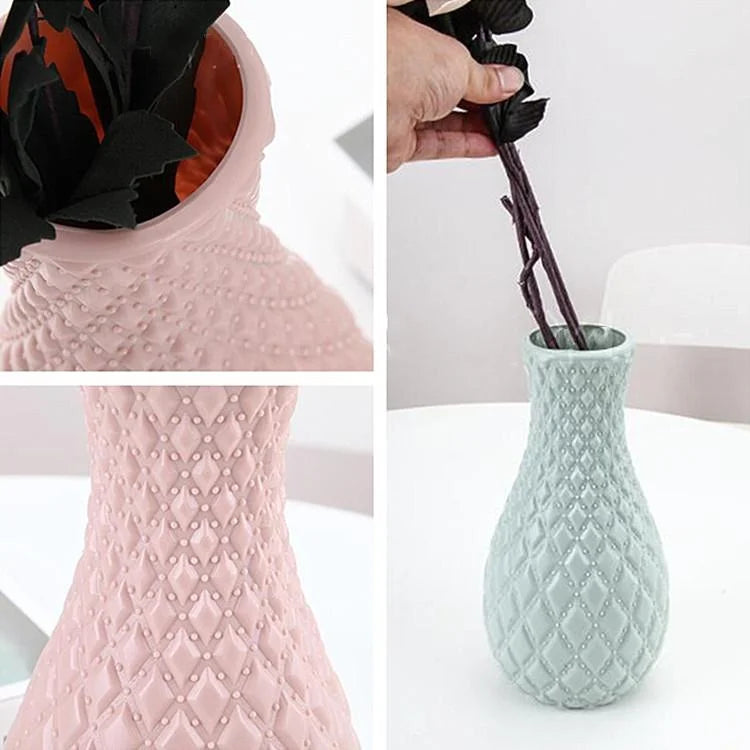 Hydroponic Plastic Vase for Dry and Wet Flower Arrangements