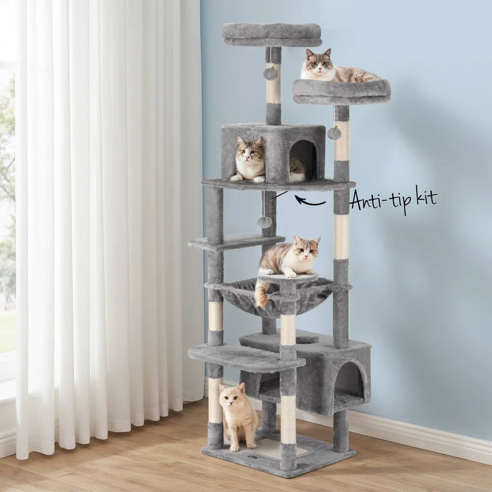 i.Pet Cat Tree 184cm Tower Scratching Post Trees Scratcher