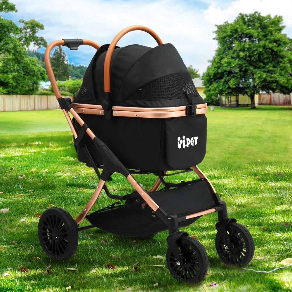 I pet dog with stroller pram large cat carrier