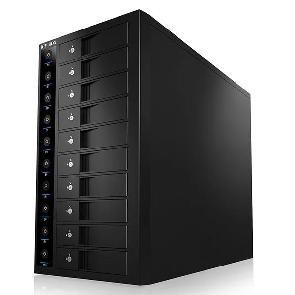 ICY BOX External 10-Bay Single System for 10x SATA 3.5’’