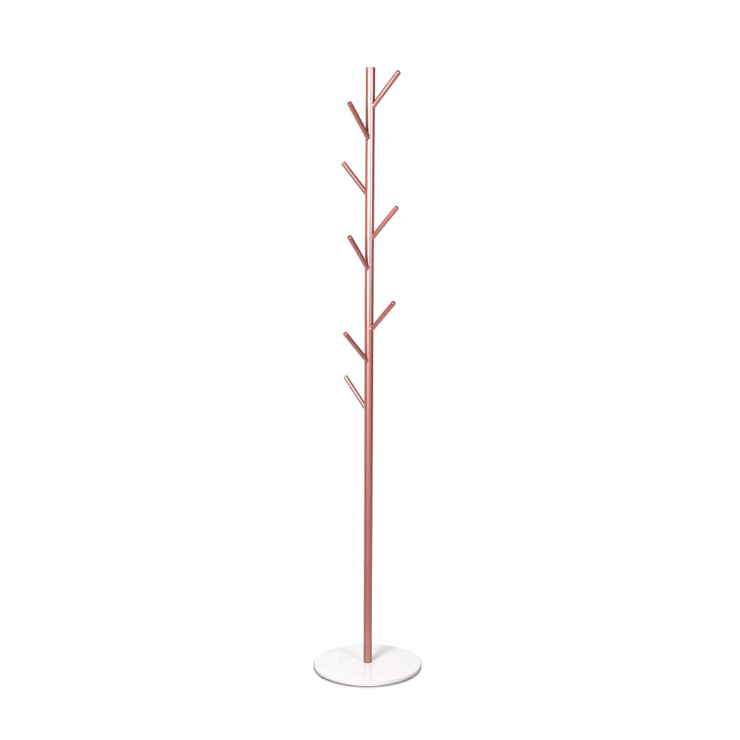 Levede Coat Rack Hat Clothes Stand Hanger Rose Gold Rose Golden