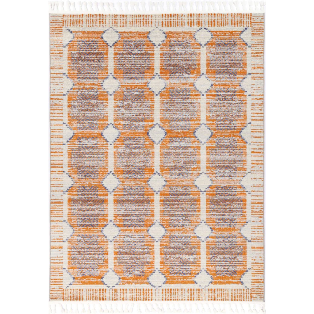 Inca Rug INCA08 Rust 160x230 - Home & Garden