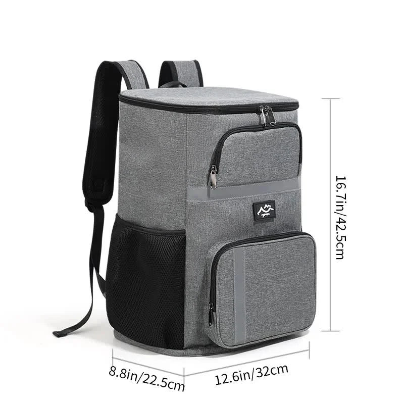 Insulated Cooler Backpack - Portable Outdoor Picnic
