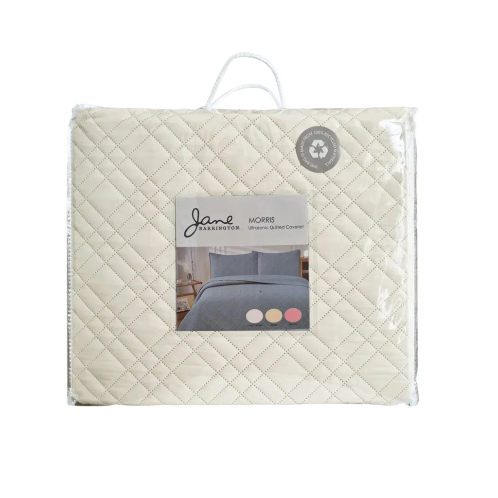 Jane Barrington Morris Light Cream Ultrasonic Embossed