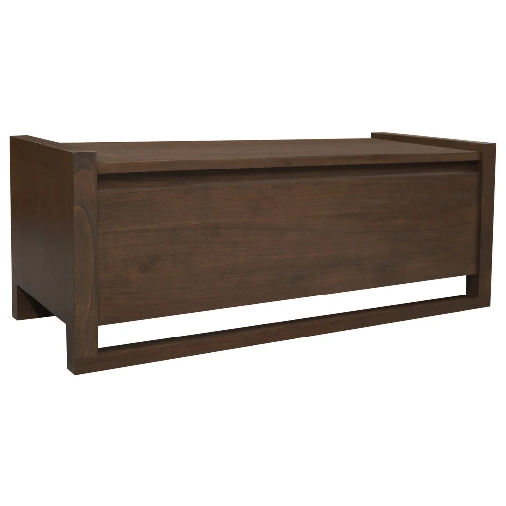 Jasper Blanket Box/Storage Bench (Wanut) - Furniture >