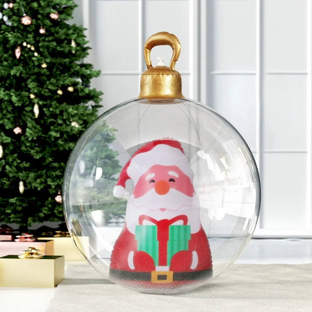 Jingle Jollys Christmas Inflatable Ball 60cm Santa