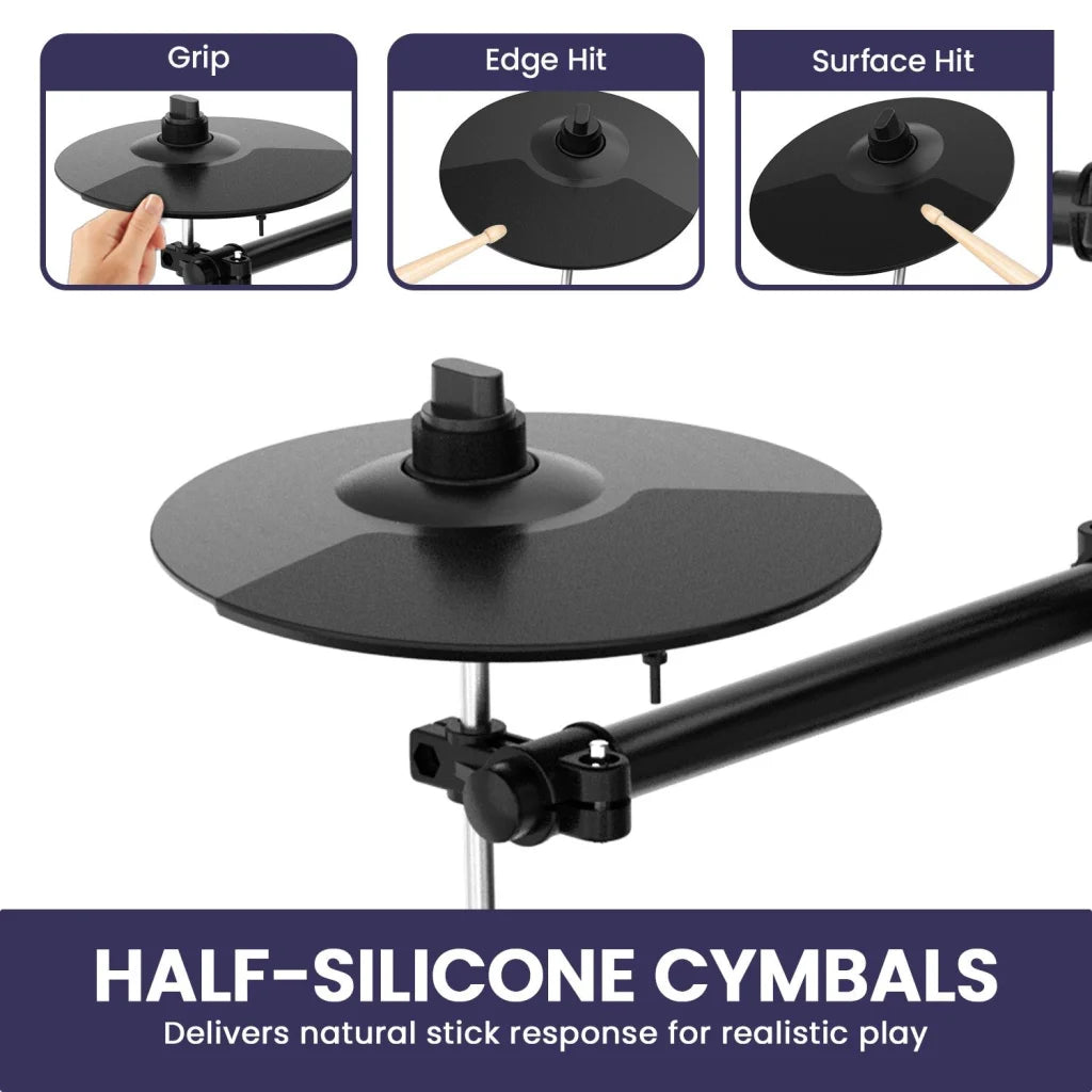 Karrera 18S Electronic Drum Kit Mesh Pads 8in Snare