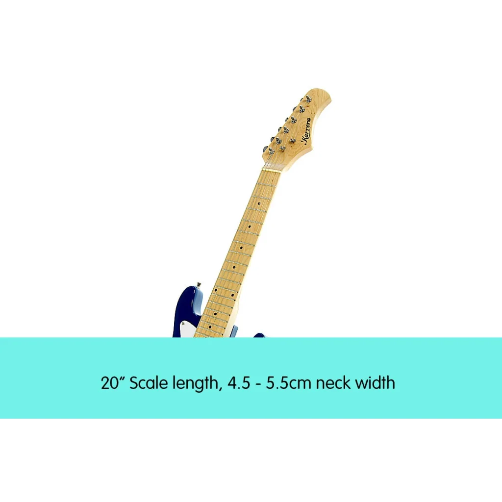 Karrera Electric Childrens Kids Guitar - Blue - Audio &