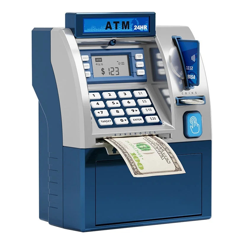 Kids ATM Savings Bank - Electronic Piggy Bank with Debit