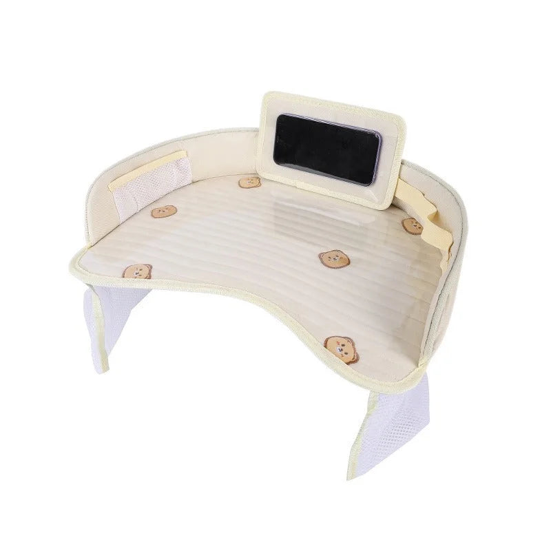 Kids Car Seat Travel Tray - Waterproof Lap Desk