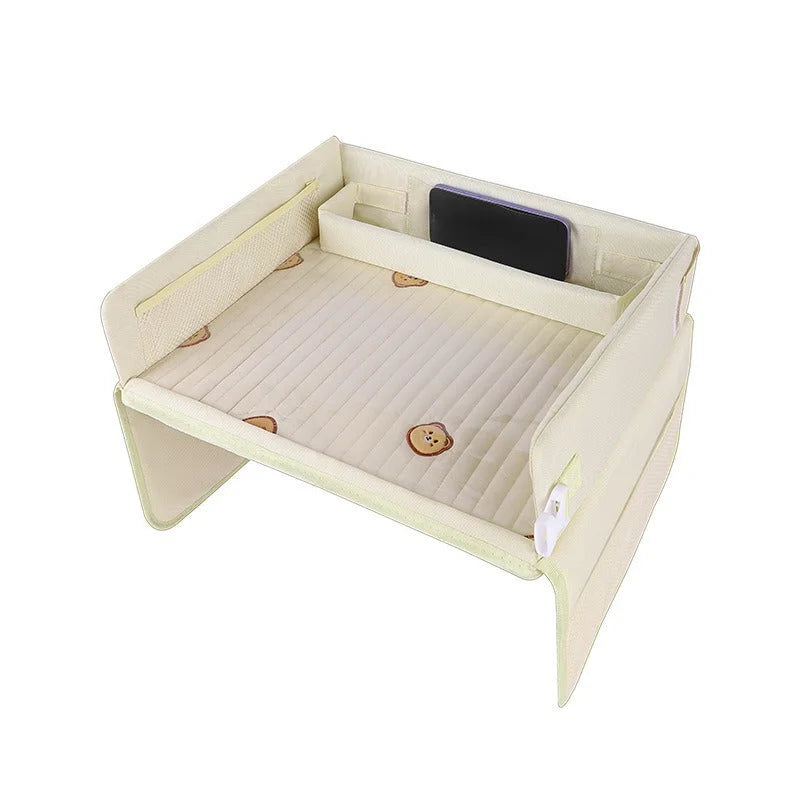 Kids Car Seat Travel Tray - Waterproof Lap Desk