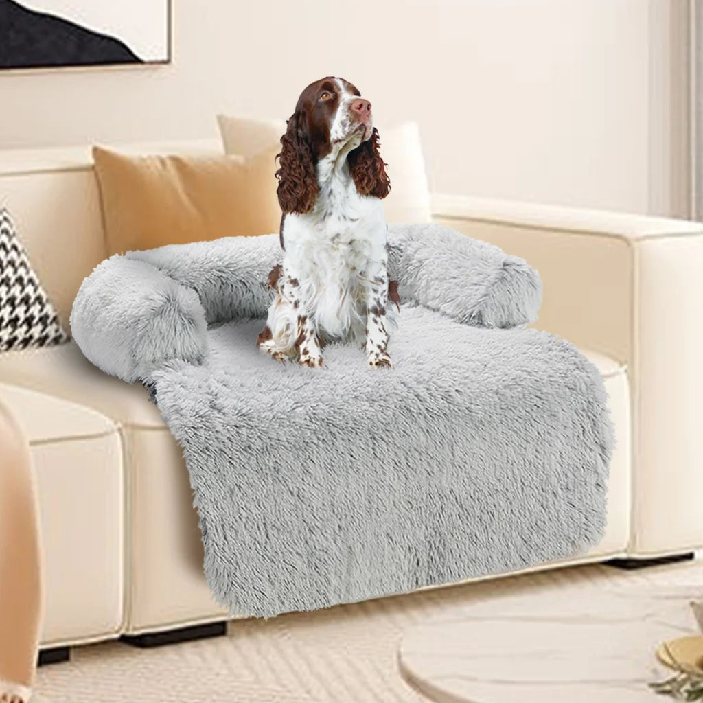 Kids Pet Sofa Bed Dog Cat Calming Waterproof Sofa Cover