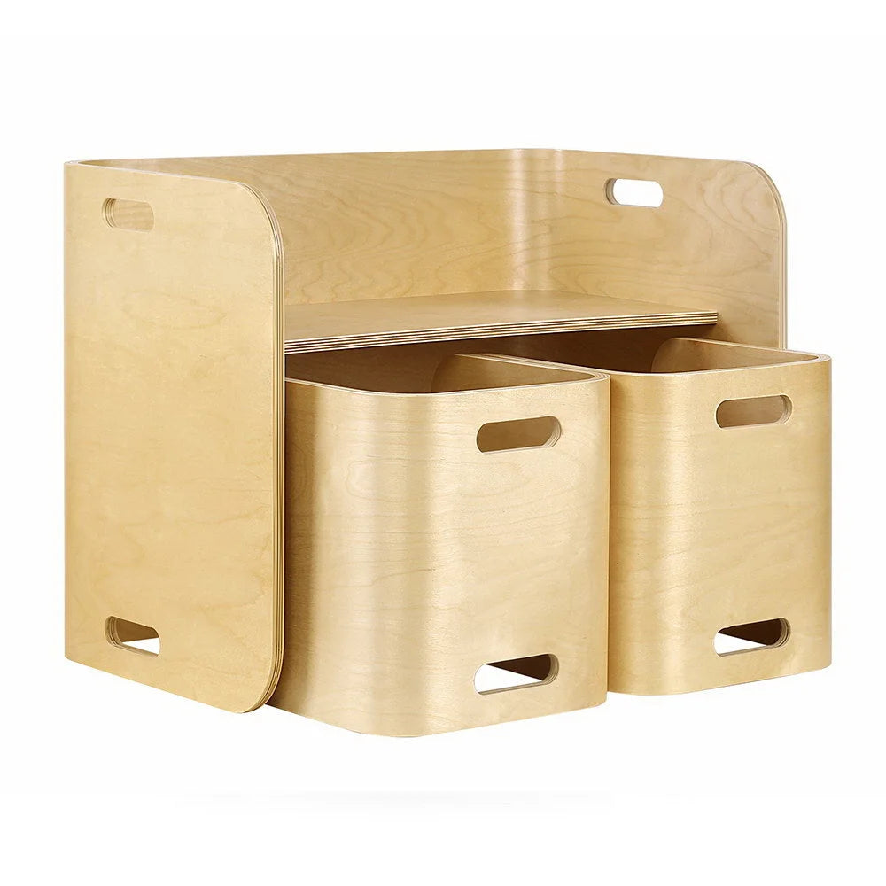 Kids Table Chair Set 3PC Nordic Desk Compact Activity