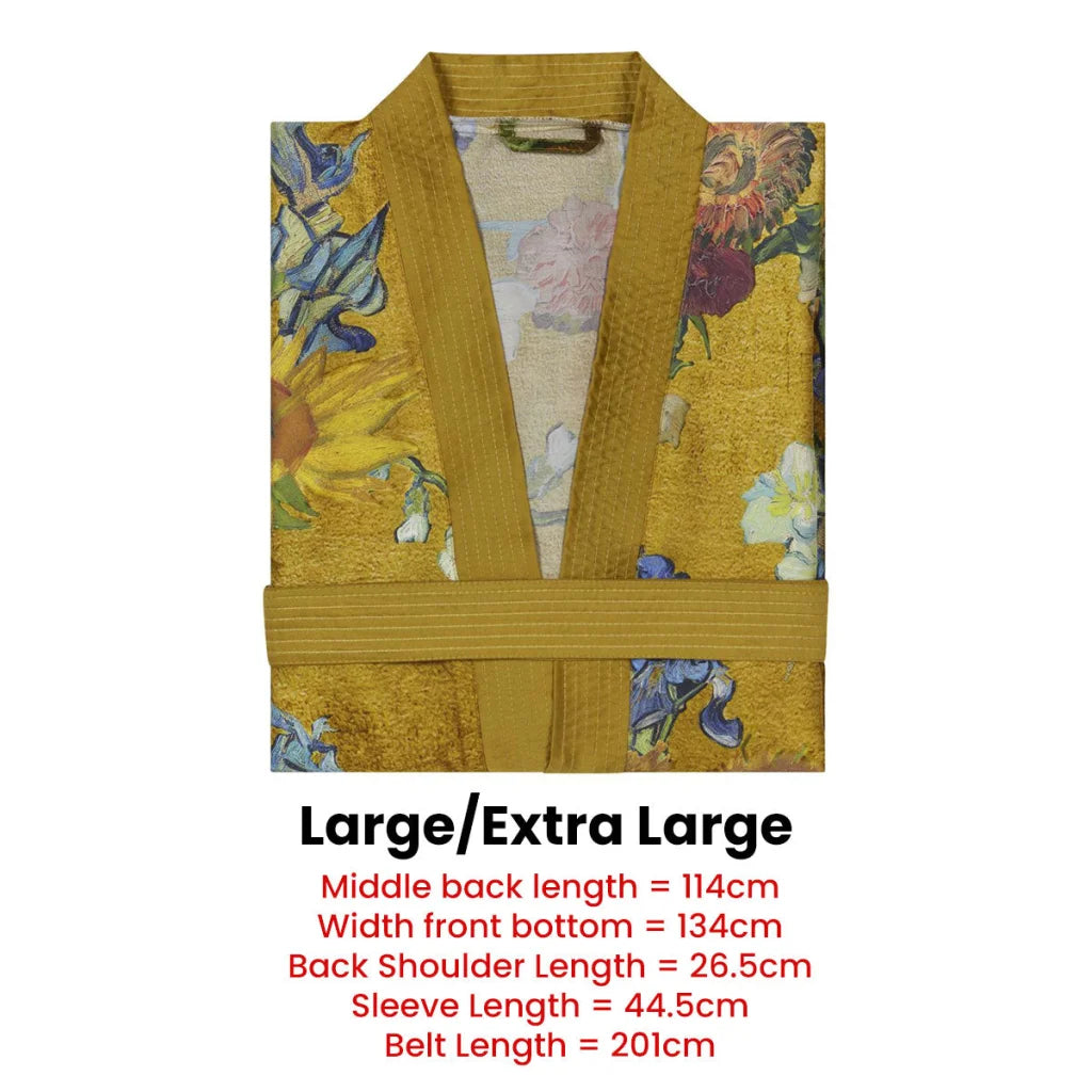 Kimono Bath Robe Large/Extra Large Bedding House Van Gogh
