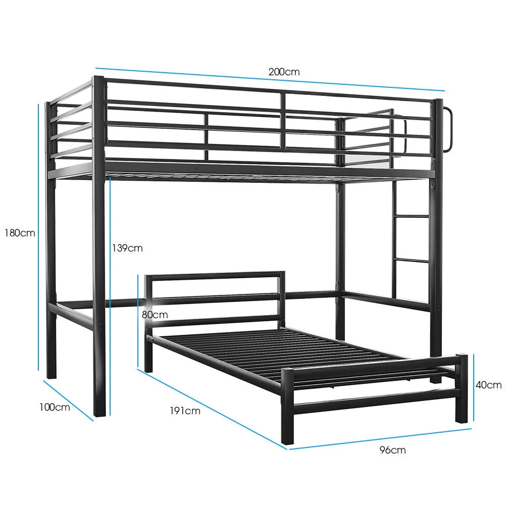 KINGSTON SLUMBER Single Loft Bed And Single Underbed