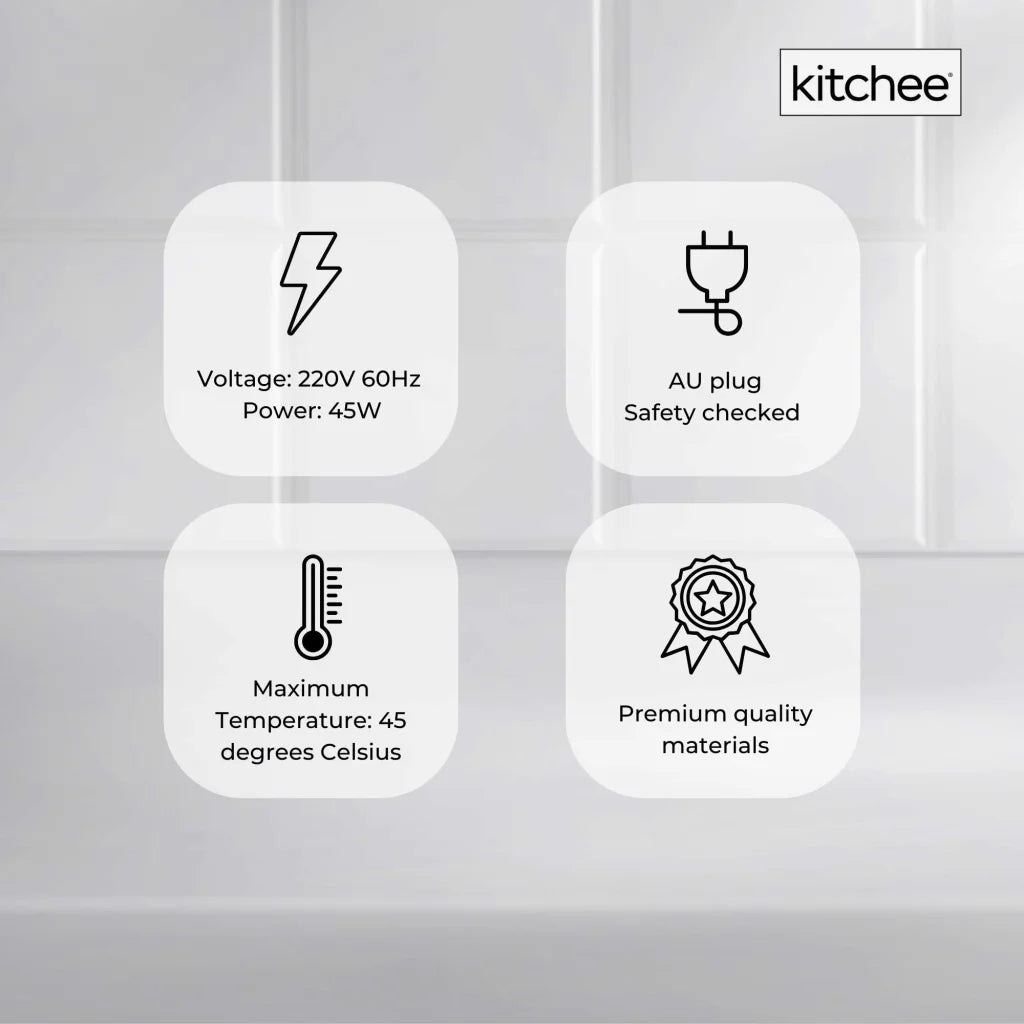 Kitchee 3 Tier Mini Chocolate Fountain Fondue Electric