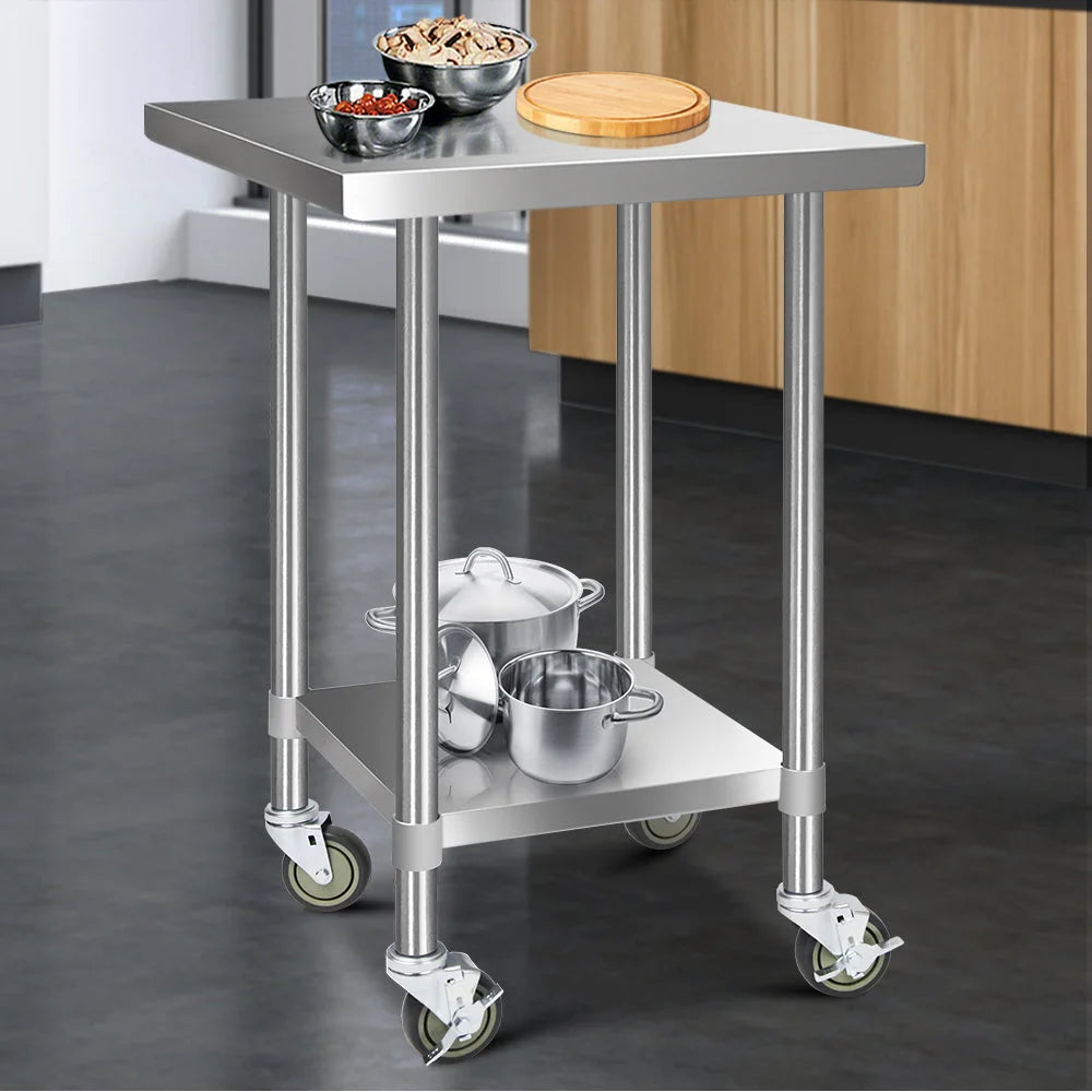 Kitchen Bench Commercial Stainless Steel 762 x 762mm