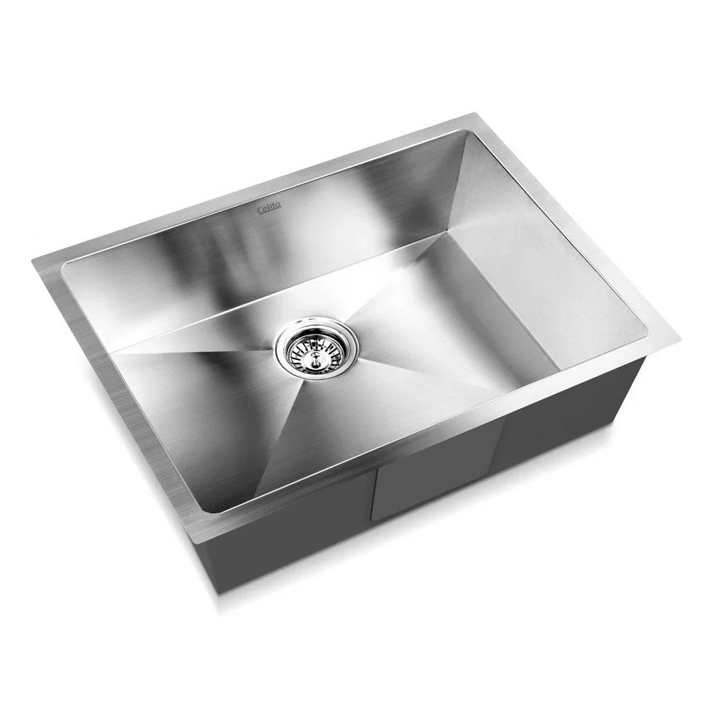 Kitchen Sink Stainless Steel 600x450mm Under Topmount Laundry