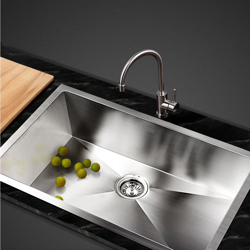Kitchen Sink Stainless Steel 700x450mm Under/Topmount