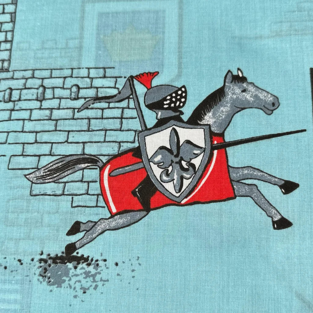 Knight Horse Quilt Cover Set Polyester Cotton Single - Home