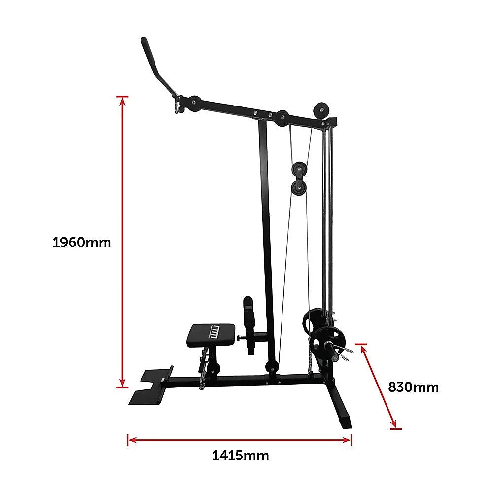 Lat Pulldown Low Row Fitness Machine - Fitness Accessories
