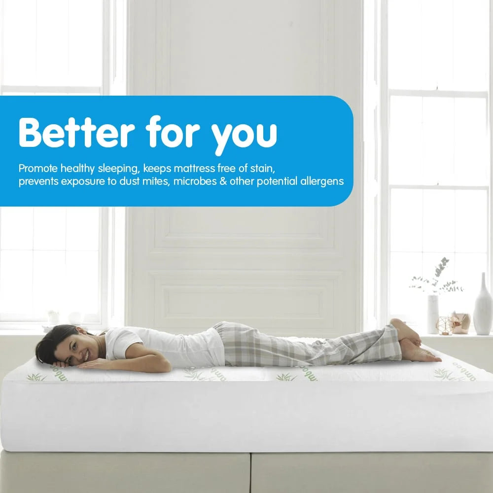 Laura Hill Bamboo Mattress Protector- King - Home & Garden