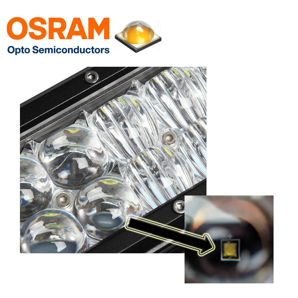 LED Light Bar 23inch Osram 5D 144W Spot Flood Combo Beam