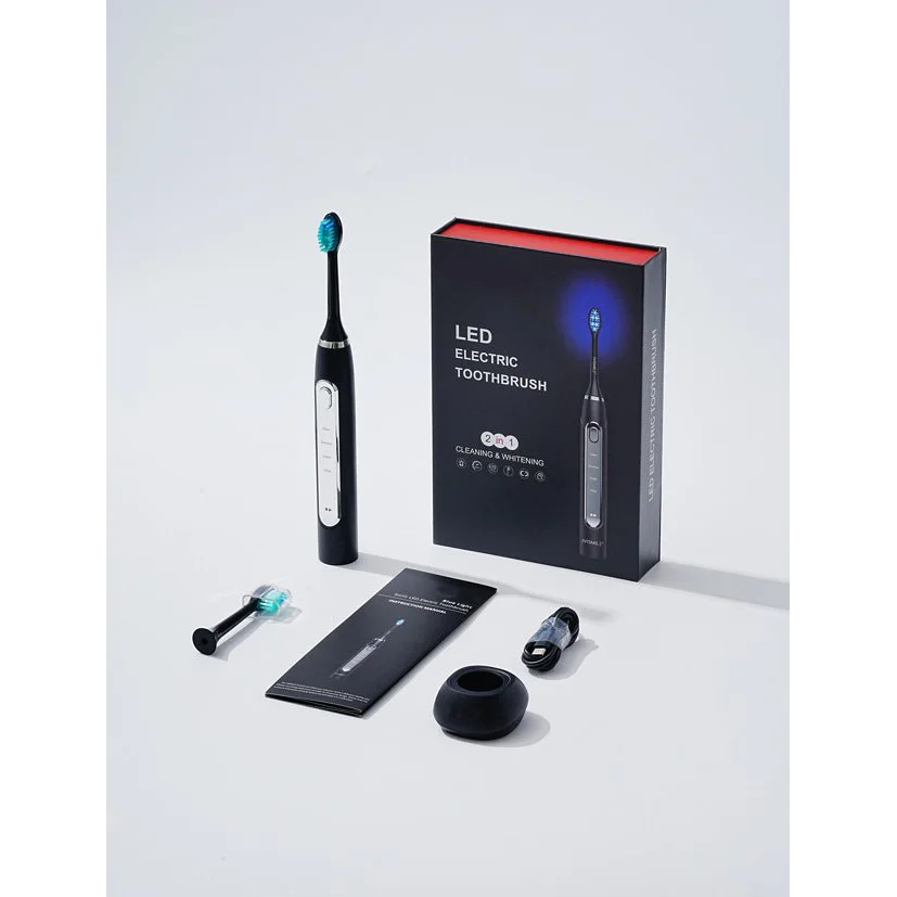 LED Sonic Electric Toothbrush - 2-in-1 Cleaning & Whitening