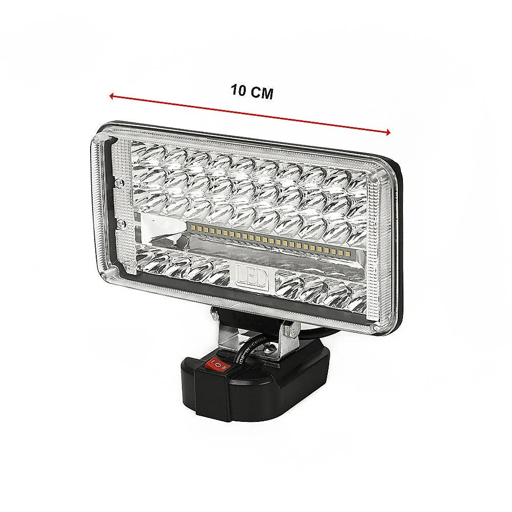 LED Work Light Torch 7’’ 18V Li-ion Workshop Flashlight