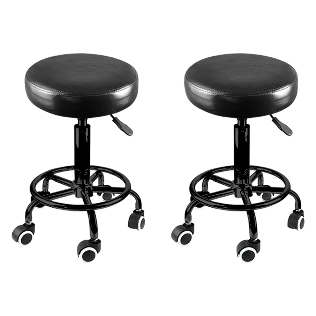 Levede 2x Salon Stool Swivel Bar Stools-1975420367828815872