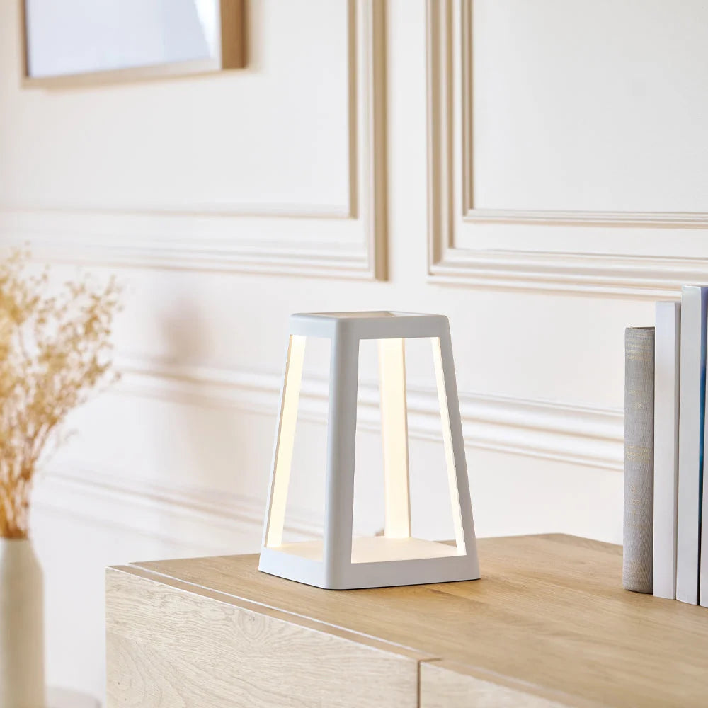 Lexon Lantern Portable Lamp With Built-In Wireless Charger