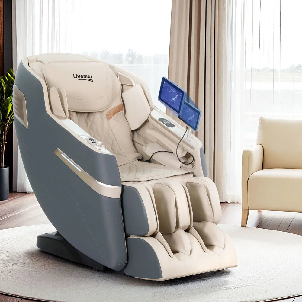 Livemor 4D Massage Chair Electric Recliner Home Massager