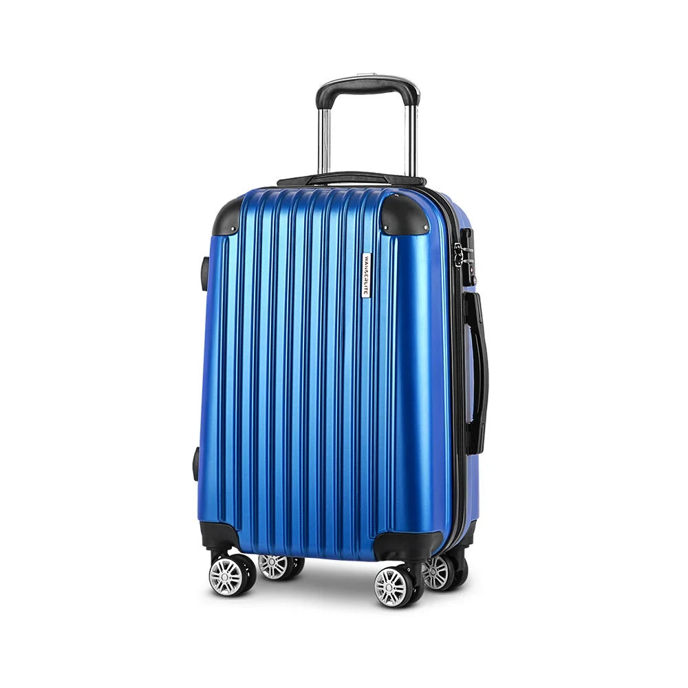 Luggage Trolley Travel Suitcase Set 28’’ TSA Lock Hard Case
