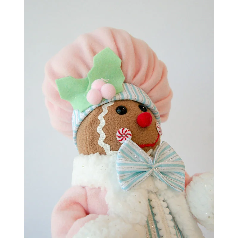 LUXURY CHRISTMAS GINGERBREAD TABLE DECORATION 38CM