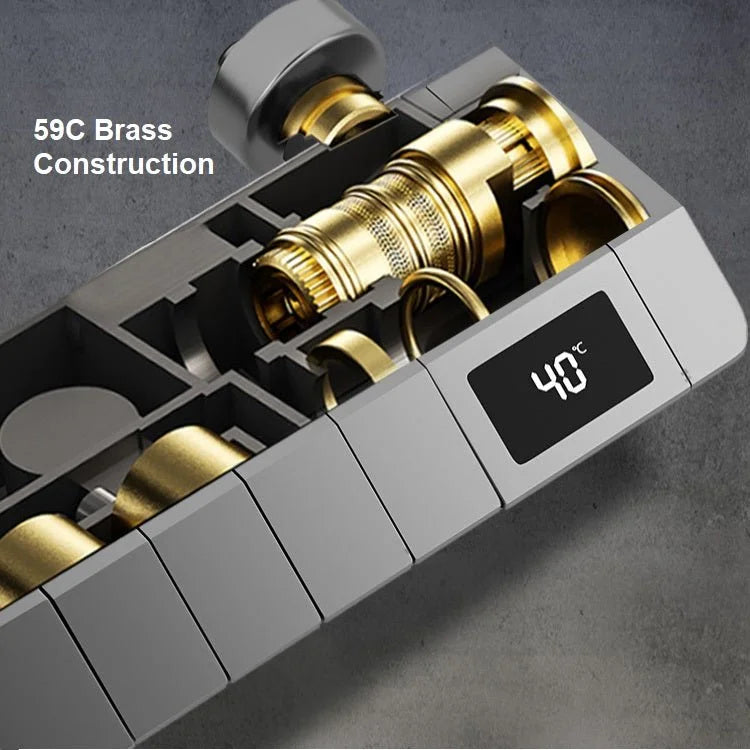 Luxury Shower System Geobella Hot Cold Mixer SPA Rainfall