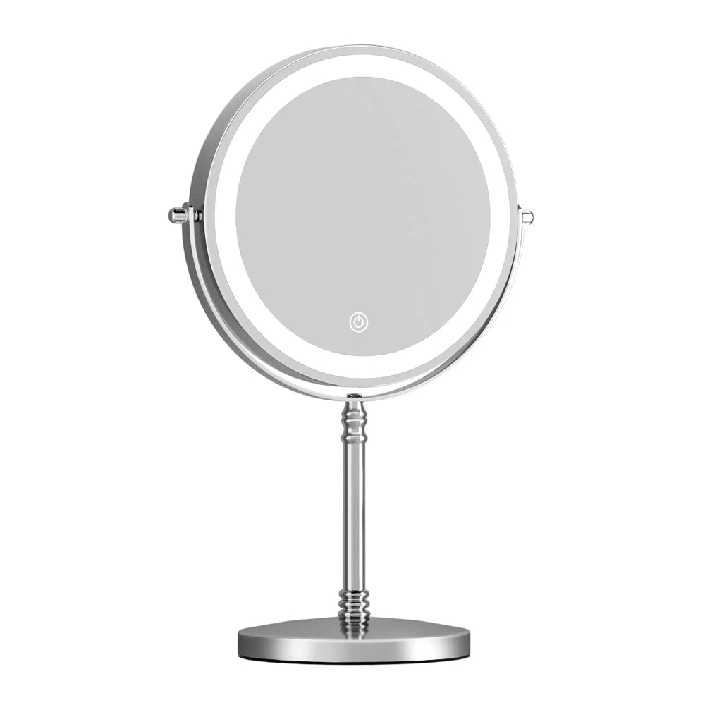 Makeup Mirror LED Light Cosmetic Round 360° Rotation 10X