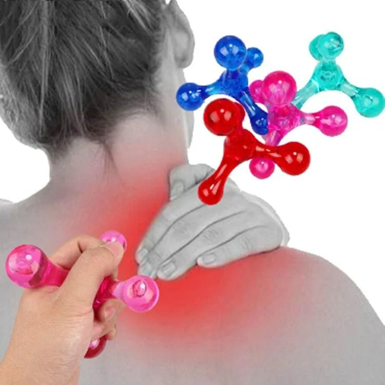Manual Balance Four Ball Massager Blue - Health & Beauty >
