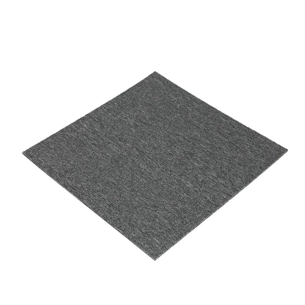 Grey marlow carpet tiles with surface detail shown