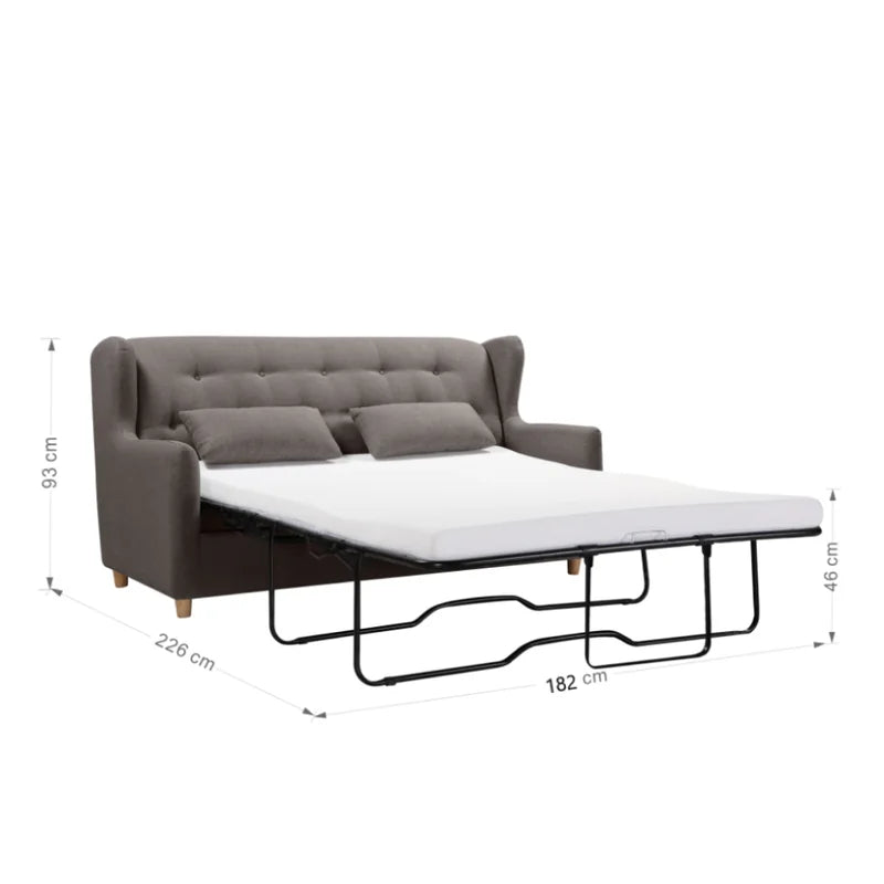 MARQUIS 2-Seater Sofa Bed with Separate Foam Mattress