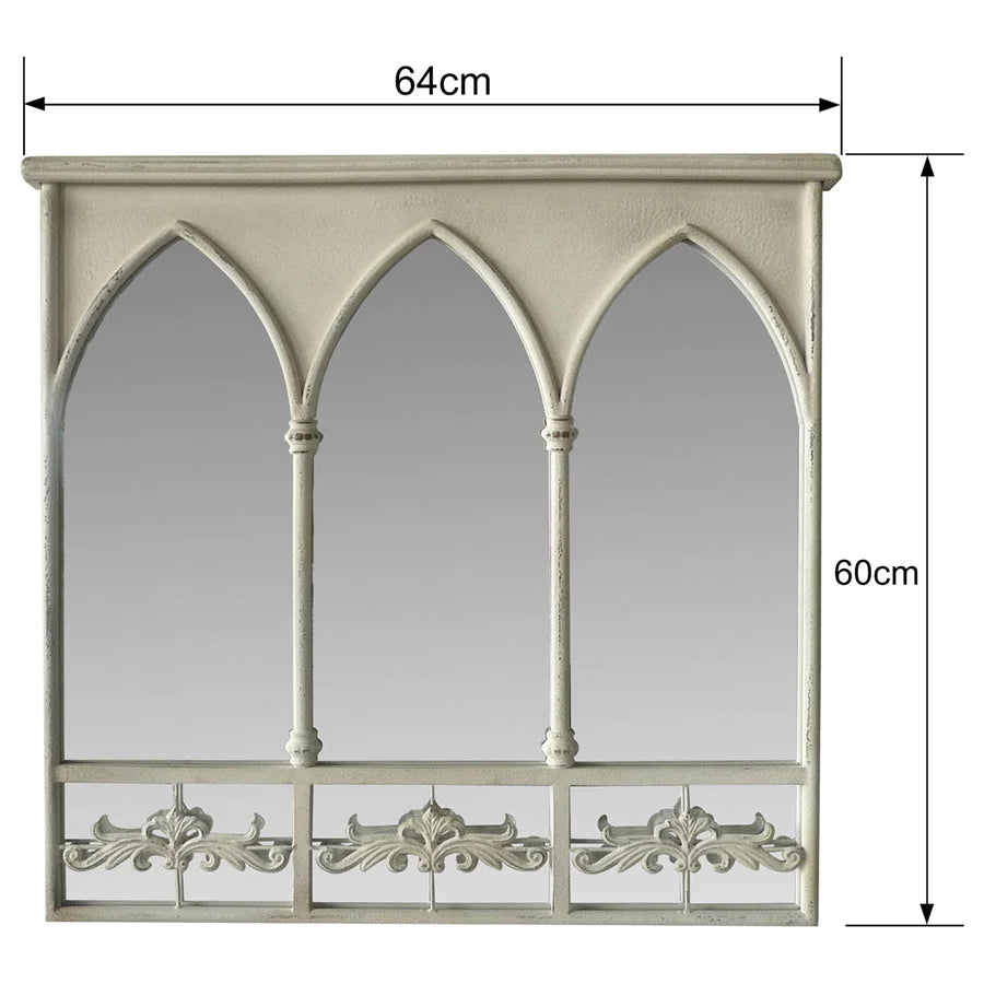 Martinique Gothic Wall Mirror 64cm - Home & Garden > Decor